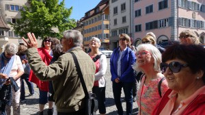 Satdtführung mit Herr Weber.